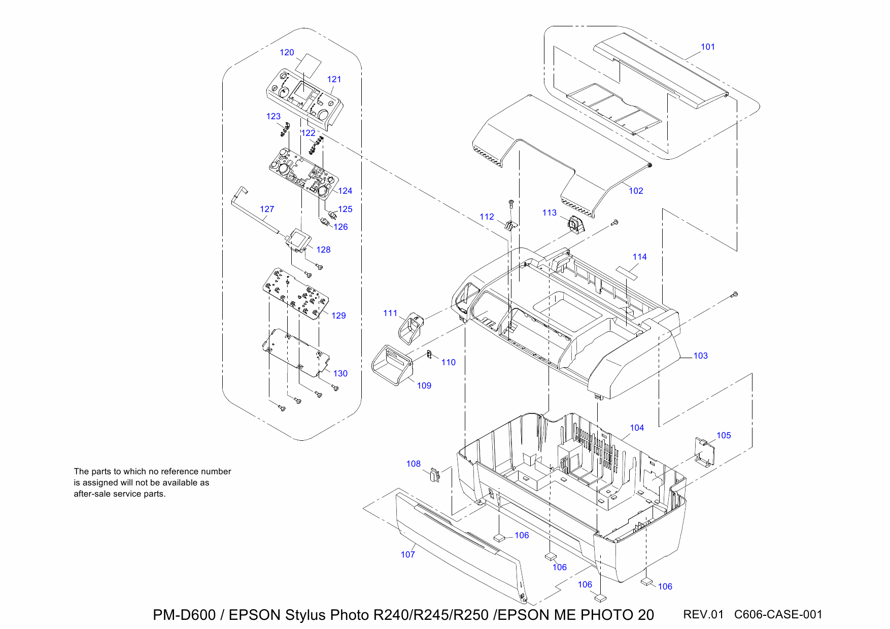 EPSON StylusPhoto R240 R245 R250 Parts Manual-5